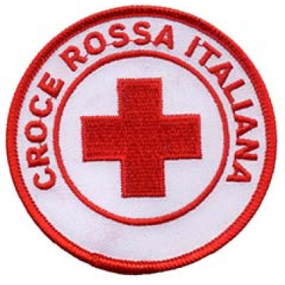 N.2 Patches zur Lieferung bereit: Croce Rossa Italiana