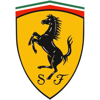 N.2 Patches zur Lieferung bereit: Ferrari-Schild