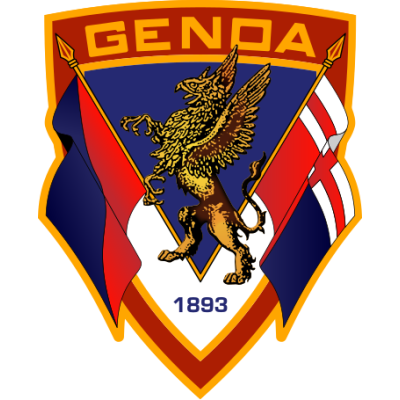 N.2 Serie B Fußball-Aufnäher: Genoa