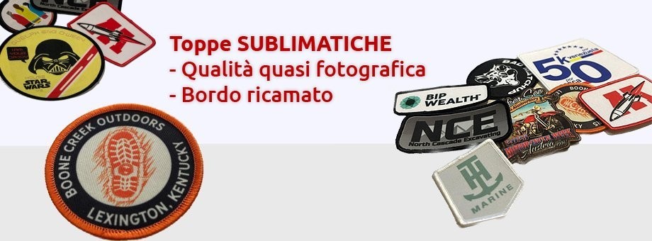 Toppe e Patch Ricamate Treviso, Patch HD, toppe personalizzate